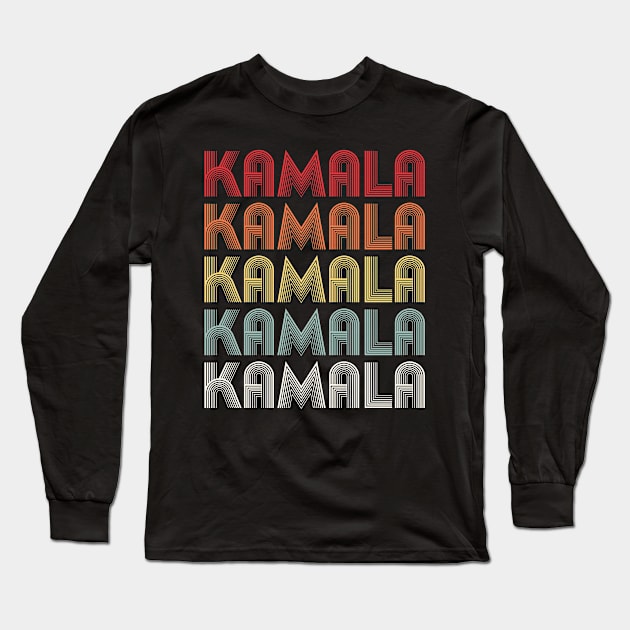 Kamala Name Long Sleeve T-Shirt by Saulene